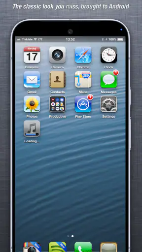 SkeuoLauncher screenshot 1