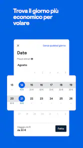 Skyscanner: voli, hotel, auto screenshot