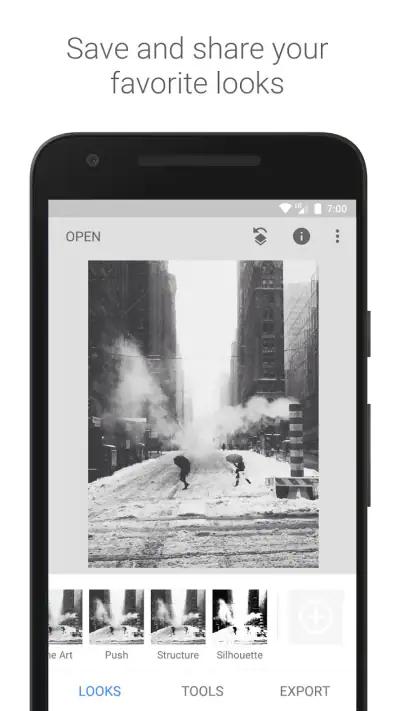 Snapseed screenshot 1