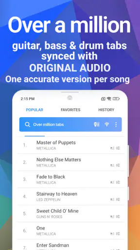 Songsterr Guitar Tabs & Chords screenshot 1