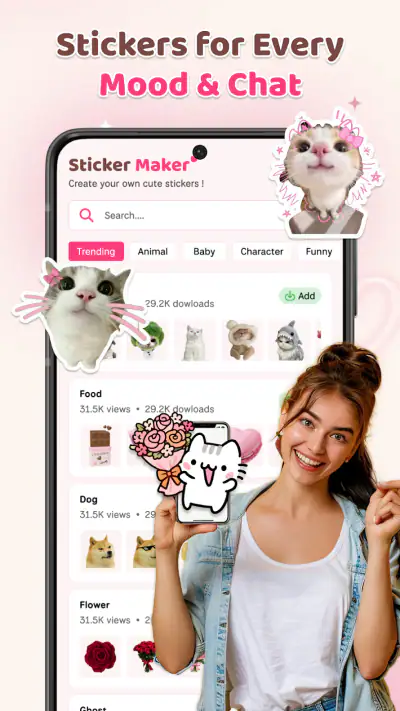 Sticker Maker: Emoji Studio screenshot 1