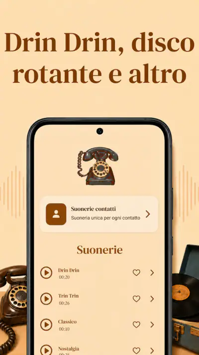 Suonerie di vecchi telefoni screenshot 1