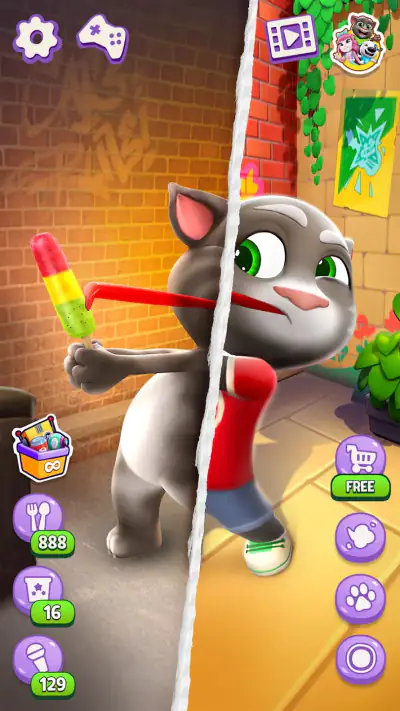 Talking Tom Cat screenshot 1