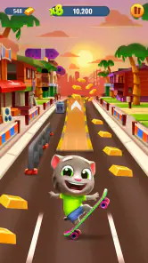Talking Tom: Corsa all'oro screenshot