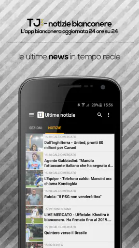TJ - Notizie Bianconere screenshot 1