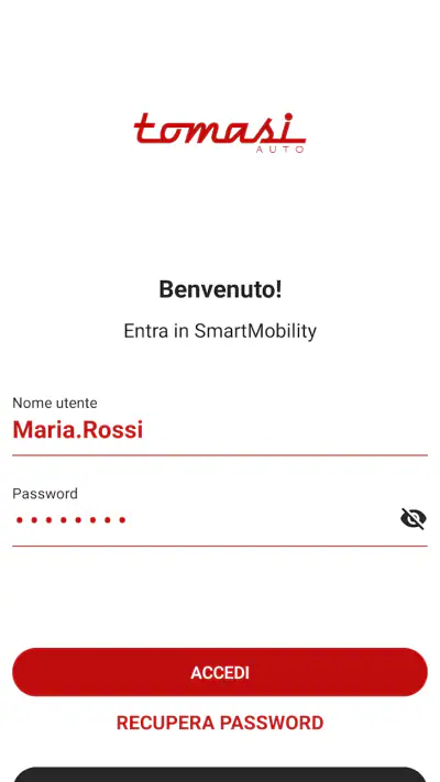 Tomasi MyAuto screenshot 1