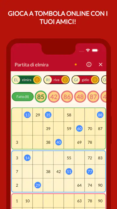 Tombola Online screenshot 1