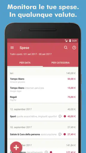 Toshl Finance - budget screenshot 1