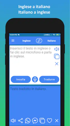 Traduttore inglese italiano screenshot 1