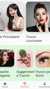 Tutorial per il Trucco App screenshot