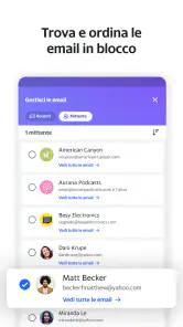 Tutto in ordine con Yahoo Mail screenshot