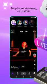 Twitch: streaming live screenshot