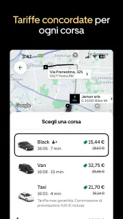 Uber - Viaggia in Italia screenshot 8