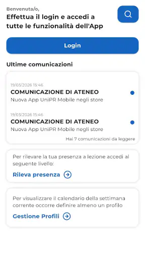 UniPR Mobile screenshot 1