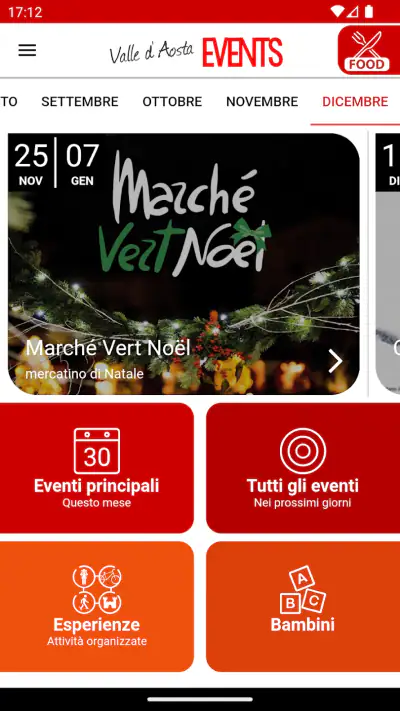 Valle d'Aosta Events screenshot 1