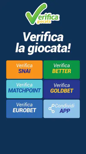Verifica Giocata - Scommesse screenshot 1
