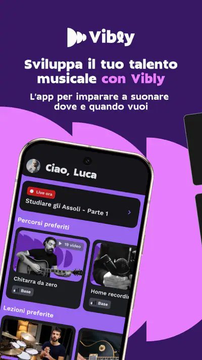 Vibly: Lezioni di Musica screenshot 1