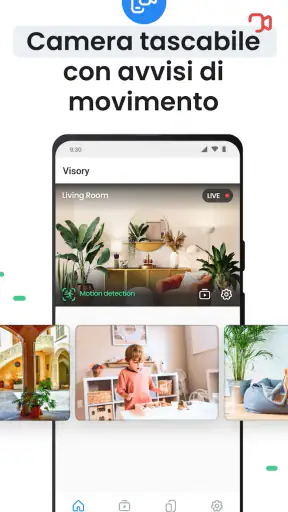 Videocamera sicurezza: Visory screenshot 1