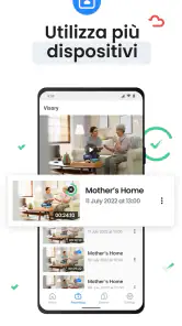 Videocamera sicurezza: Visory screenshot