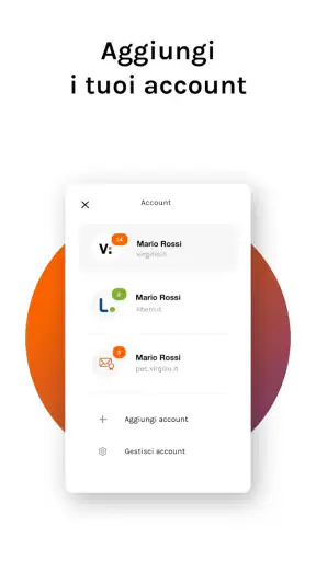 Virgilio Mail - Email App screenshot 1