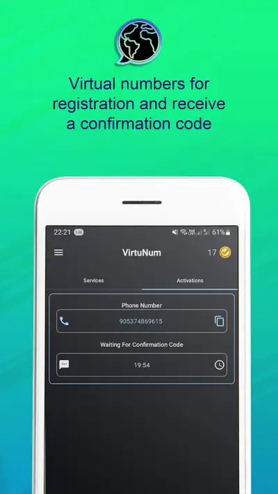 VirtuNum - Numero Virtuale screenshot 1