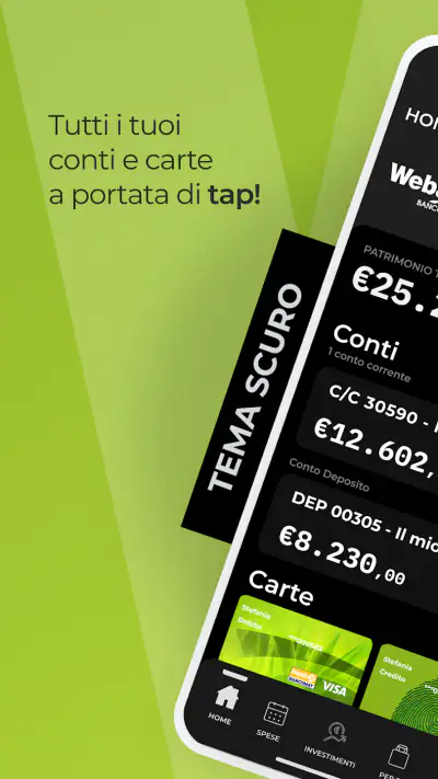Webank - Conto online screenshot 1