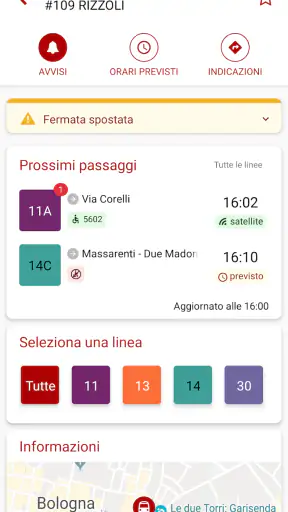WeBus - Bus Bologna e Ferrara screenshot 1
