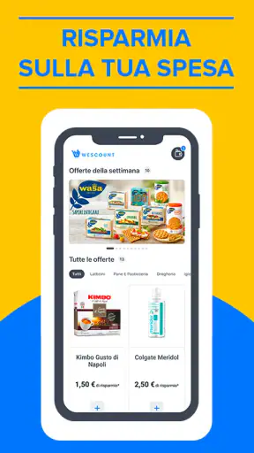 WeScount: sconti e rimborsi screenshot 1