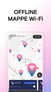 WiFi Passwords Map Instabridge screenshot
