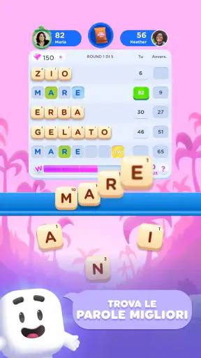 Wordzee! Gioca con gli amici! screenshot 1