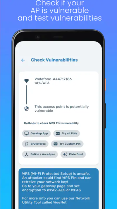 Wps Wpa Tester Premium screenshot 1
