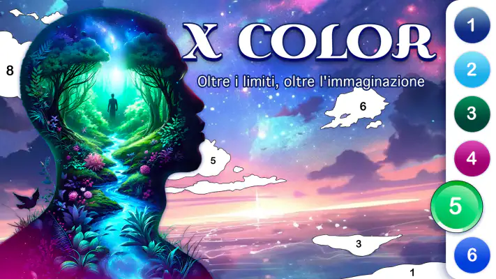 X Colora in base al numero screenshot 1