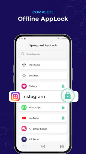 Xproguard AppLock screenshot 1