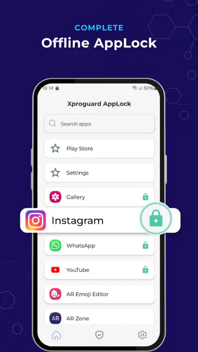 Xproguard AppLock screenshot 1
