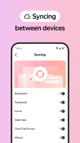 Yandex Browser screenshot