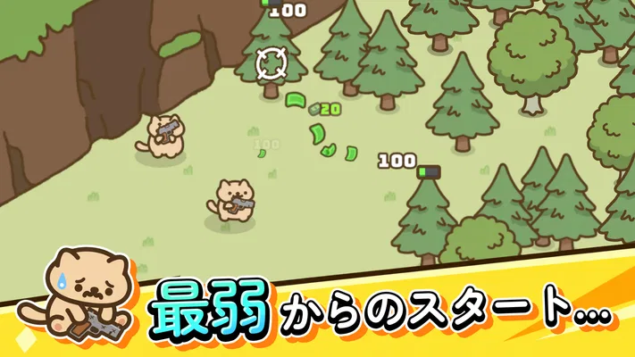 にゃんこ銃士：放置育成RPG screenshot 1