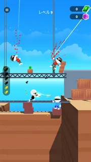 アクションゲーム (Johnny Trigger) screenshot 2