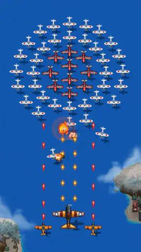1945空軍：飛行機シューティングゲーム screenshot 1