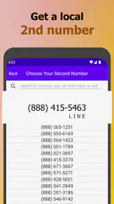 2ndLine:電話チャット、メッセージ、コードのために購入 screenshot