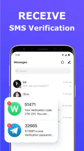 2番目の電話番号 - 通話とテキスト screenshot