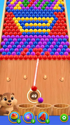 3D Bubble Match: バブルシューター screenshot 1