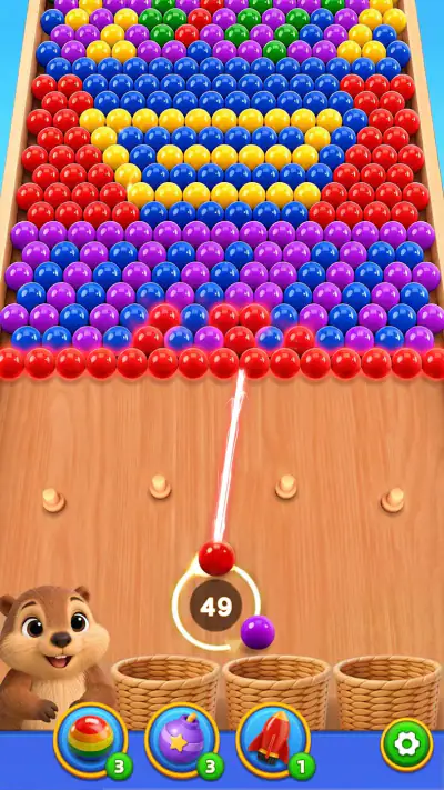 3D Bubble Match: バブルシューター screenshot 1