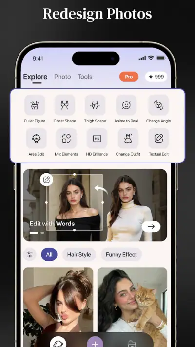 AI Photo & Video Editor-Nebula screenshot 1