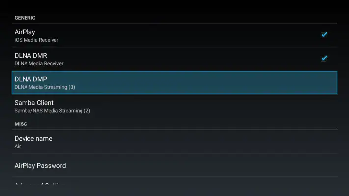 AirReceiver AirPlay Cast DLNA screenshot 1