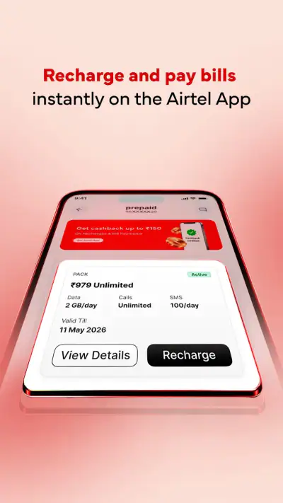 Airtel: Recharge, Bank & Loans screenshot 1
