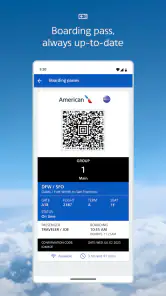 American Airlines screenshot