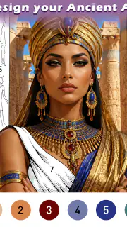 Ancient Color By Number Game screenshot 6