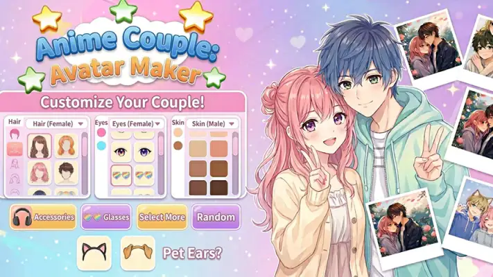Anime Couple: Avatar Maker screenshot 1
