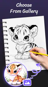 AR お 絵 描 き アプリ- スケッチ 線画 絵 画 screenshot