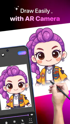ARアート・ドローイング：トレース＆ペイント screenshot 1